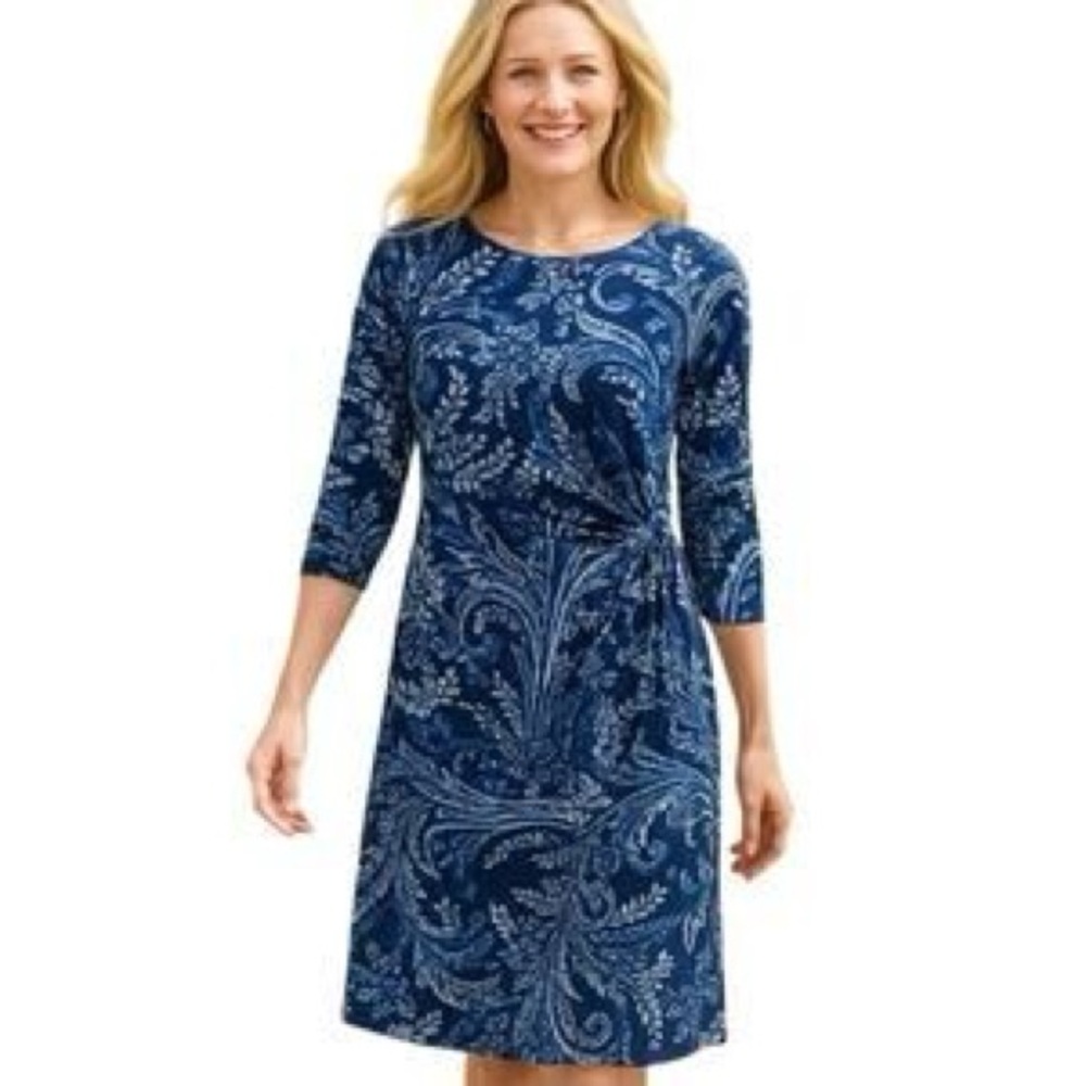 J McLaughlin ruched waist dress